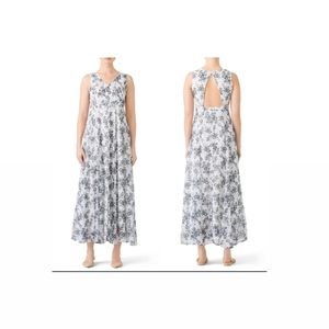 Raga | Size S | Floral White and Blue Dress